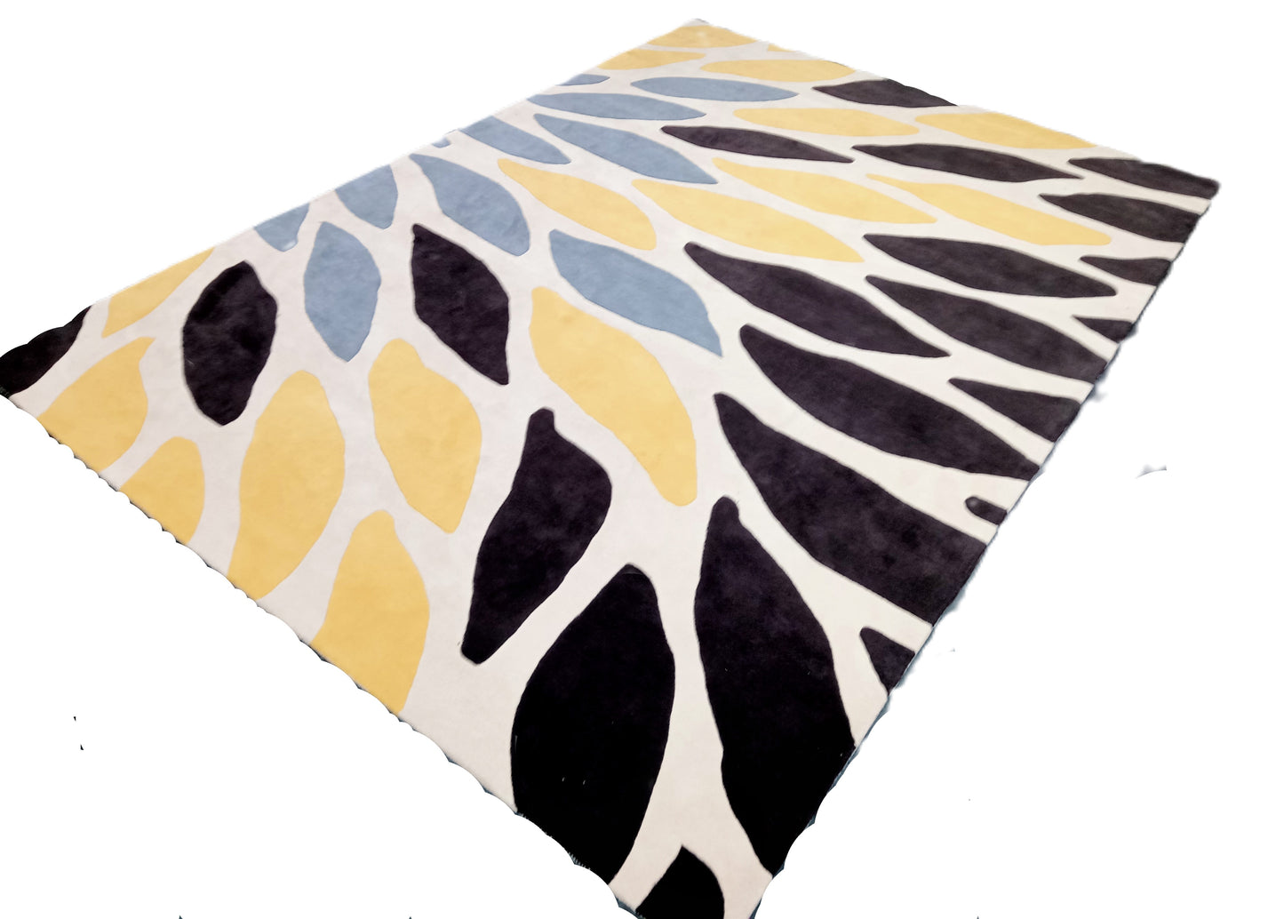 Multi Color Petals Hand Tufted Rug, Cut Pile Rug, Area Rug, Handmade Rugs, Kids Rug, Customize Rug, Soft Rug.
