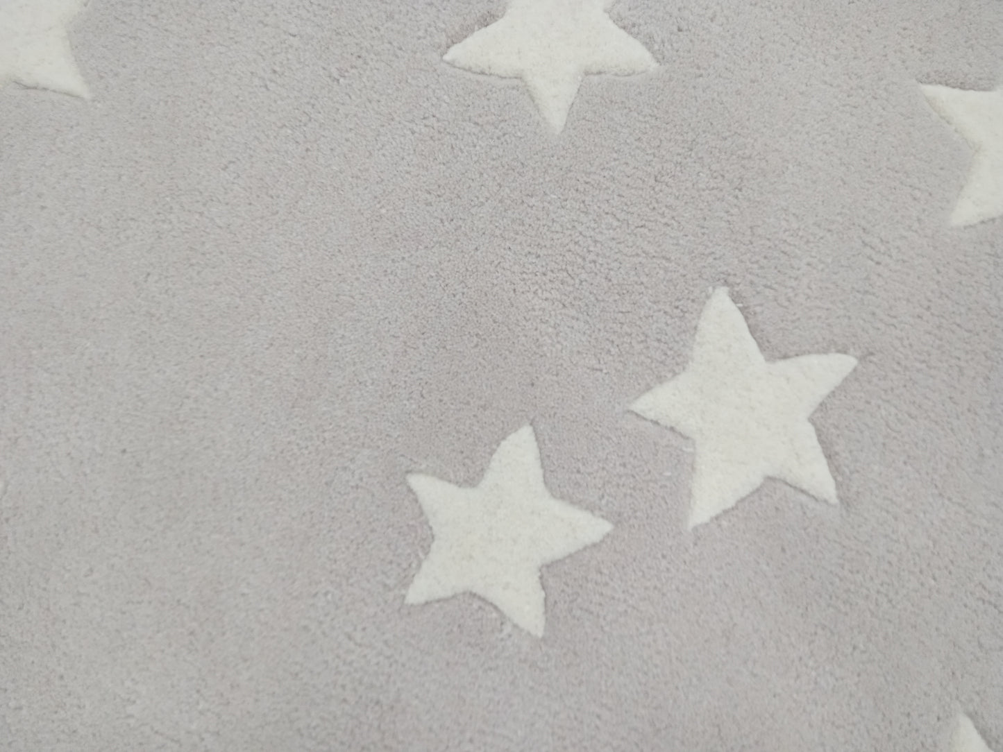 White Star Round Hand Tufted Rugs, Handmade Rugs, Kids Rug, Area Rug, Customize Rug, Soft Rugs.