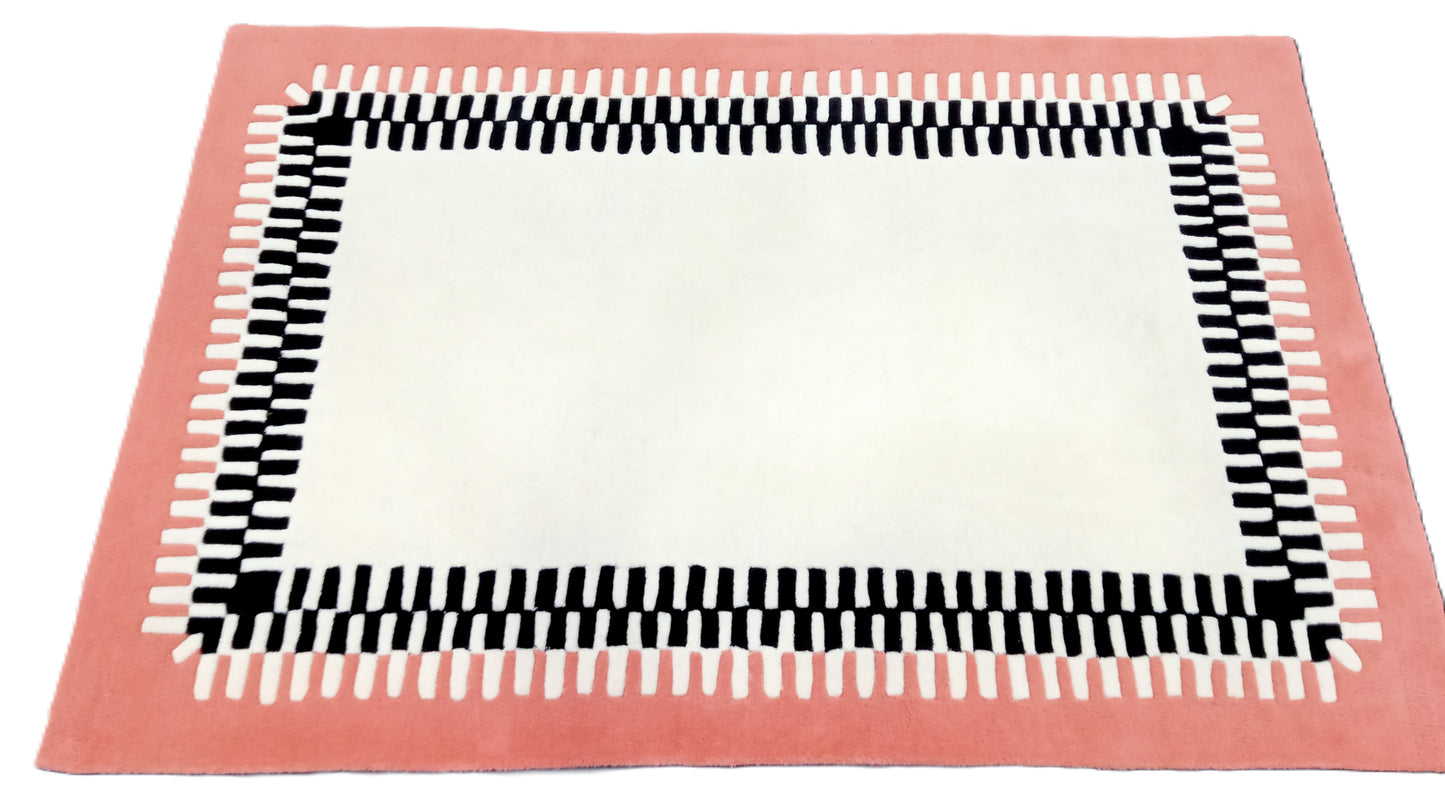 Border Striped Design Hand Tufted Rugs, Area Rug, Handmade Rugs, Kids Rug, Area Rug, Customize Rug, Soft Rugs. (Copy)