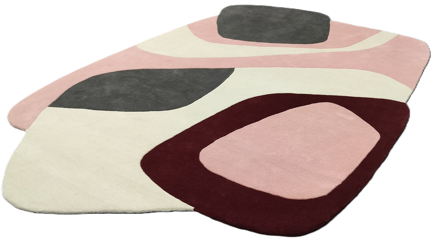 Multi Color Shaped Hand Tufted Rug, Cut Pile Rug, Area Rug, Handmade Rugs, Kids Rug, Customize Rug, Soft Rugs.