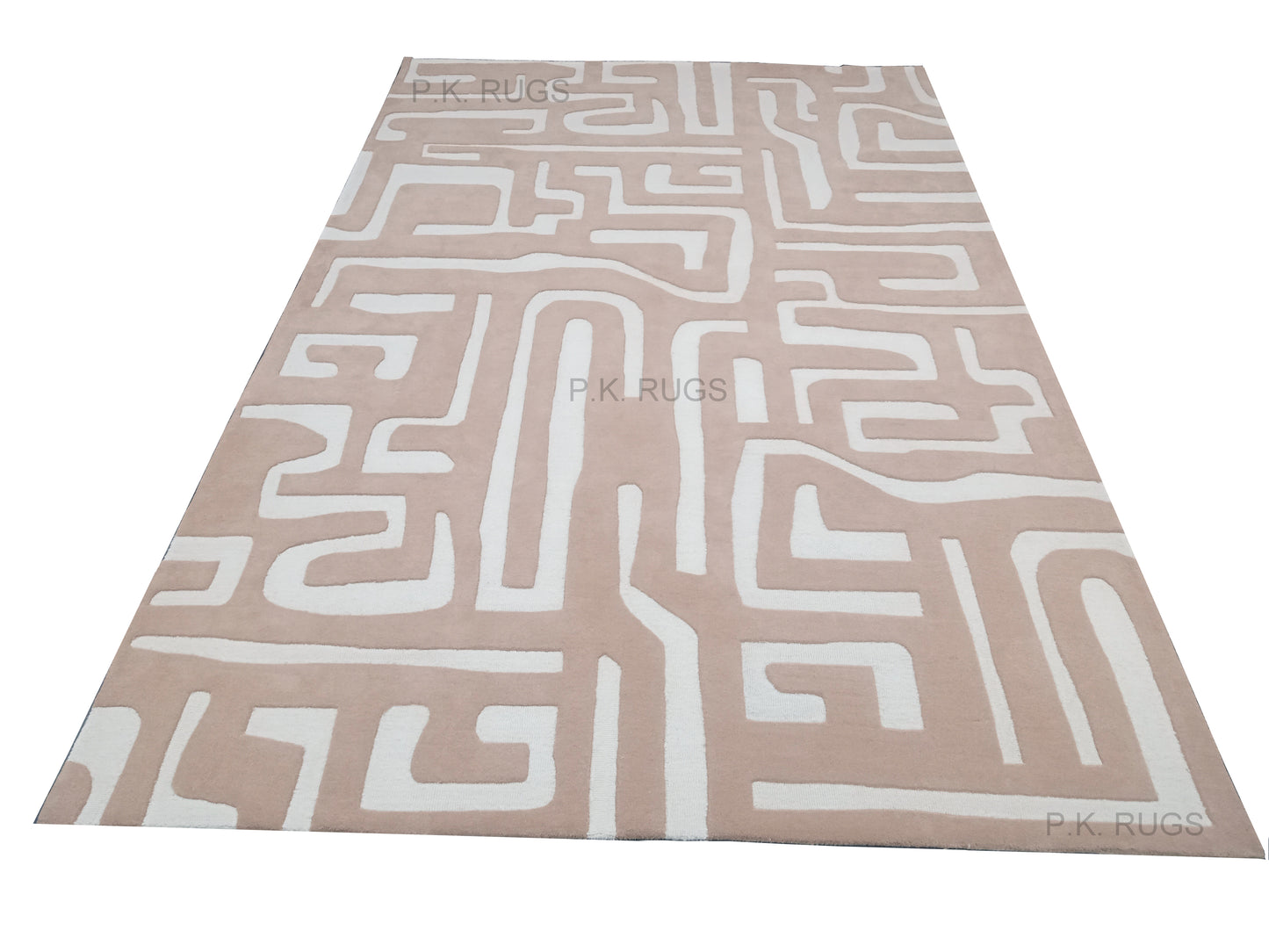 Beige Puzzle Fine Hand Tufted Rug, Loop-Cut Pile Rug, Area Rug, Handmade Rugs, Kids Rug, Customize Rug, Soft Rug.