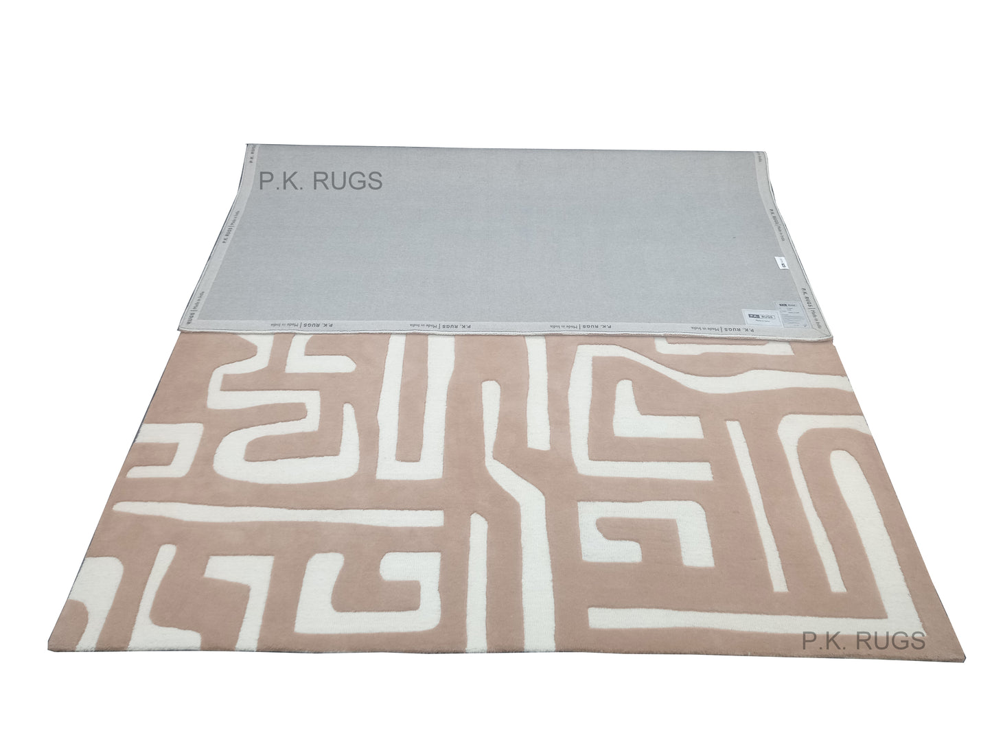 Beige Puzzle Fine Hand Tufted Rug, Loop-Cut Pile Rug, Area Rug, Handmade Rugs, Kids Rug, Customize Rug, Soft Rug.