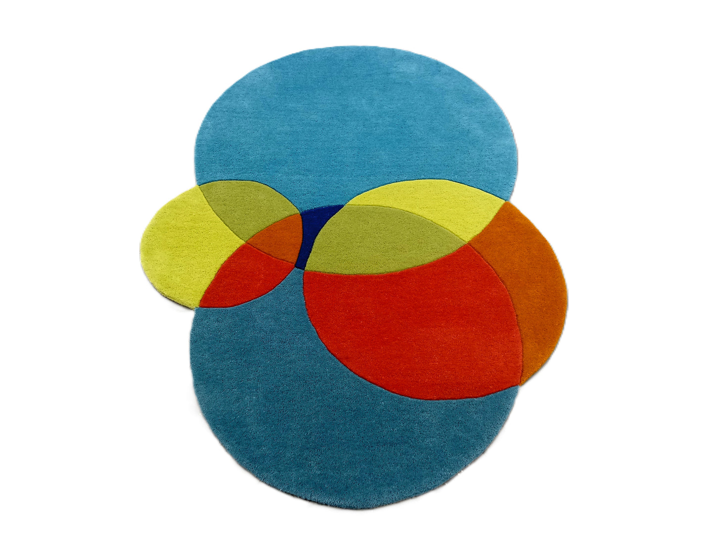 Multi Color Shaped Irregular Print Hand Tufted Rug, Cut Pile Rug, Area Rug, Handmade Rugs, Kids Rug, Customize Rug, Soft Rugs.