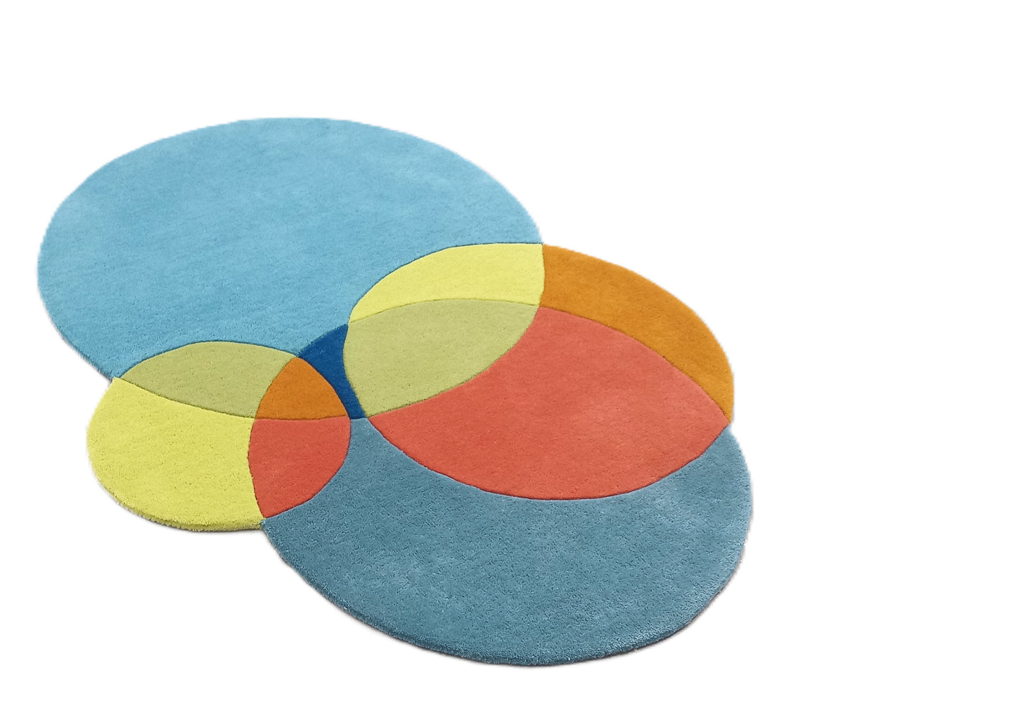 Multi Color Shaped Irregular Print Hand Tufted Rug, Cut Pile Rug, Area Rug, Handmade Rugs, Kids Rug, Customize Rug, Soft Rugs.