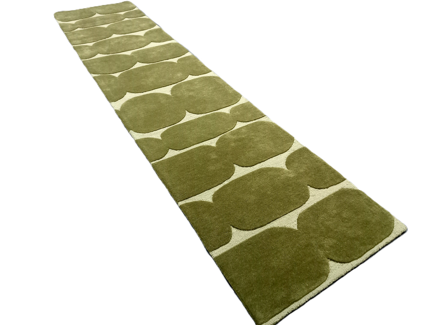 Green High-Low Hand Tufted Rug, Loop-Cut Pile Rug, Area Rug, Handmade Rugs, Kids Rug, Customize Rug, Soft Rugs.