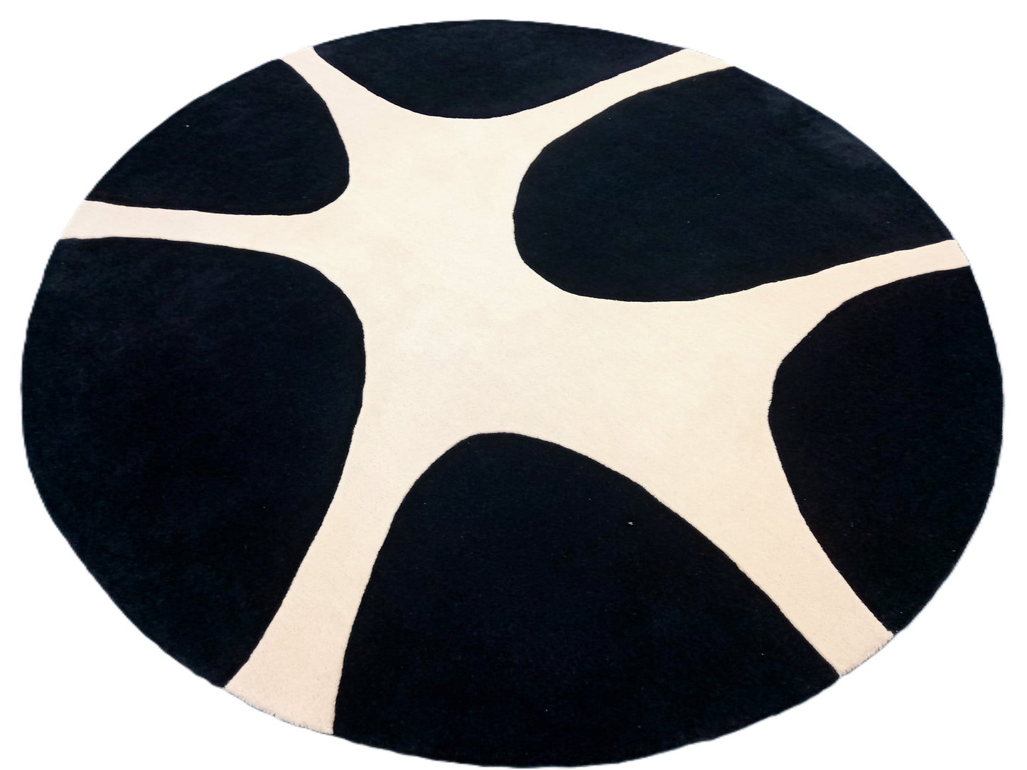Geometric Round Hand Tufted Rugs, Geometric Print Design Rug, Cut Pile Rug, Handmade Rugs, Kids Rug, Area Rug, Customize Rug, Soft Rugs.