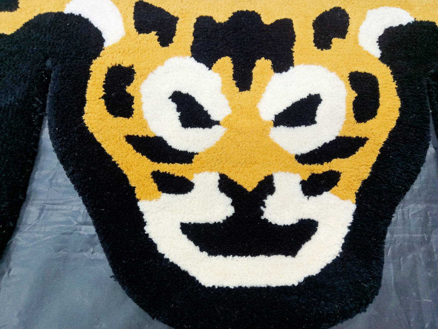 Human Made Shaped Tibetan Tiger Hand Tufted Rug, Cut Pile Rug, Area Rug, Handmade Rugs, Kids Rug, Customize Rug, Soft Rugs.