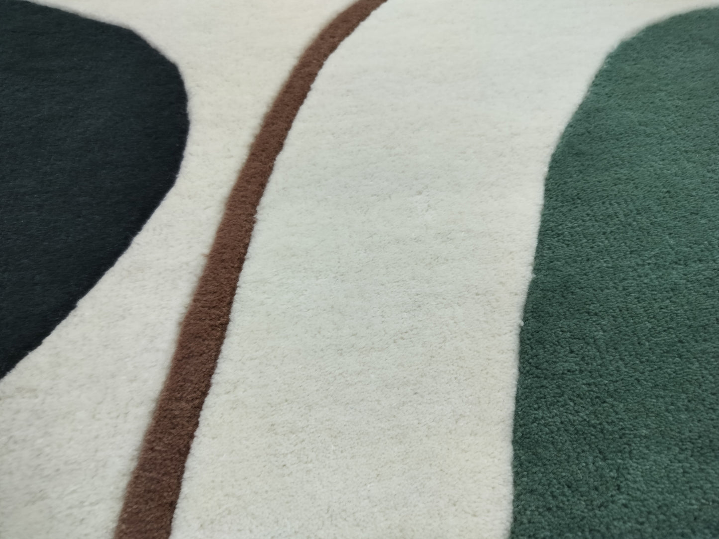 Abstract Multi Color Round Hand Tufted Rugs, Striped Print Design Rug, Handmade Rugs, Kids Rug, Area Rug, Customize Rug, Soft Rugs.