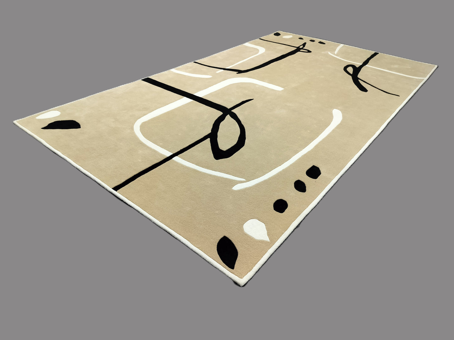Beige Modern Multi Color Hand Tufted Rug, Cut Pile Rug, Area Rug, Handmade Rugs, Kids Rug, Customize Rug, Soft Rug.