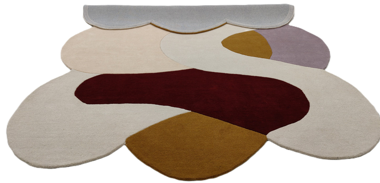 Multi Color Shaped Hand Tufted Rug, Cut Pile Rug, Area Rug, Handmade Rugs, Kids Rug, Customize Rug, Soft Rugs.