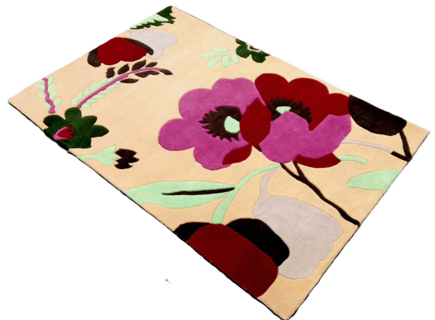 Beautiful Multi Color Floral Hand Tufted Rug, Area Rug, Handmade Rugs, Kids Rug, Area Rug, Customize Rug, Soft Rugs.