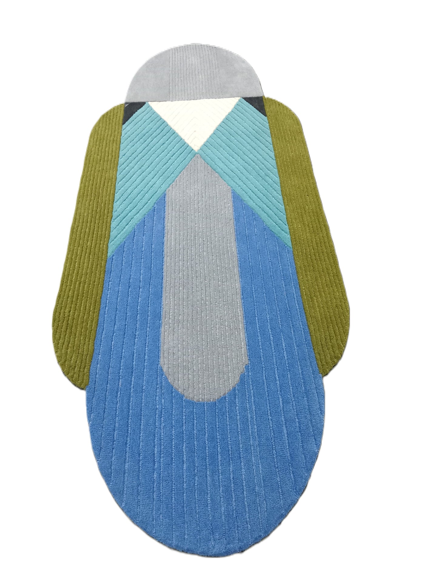 Multi Color Shaped Oval Hand Tufted Rug, Loop-Cut Pile Rug, Area Rug, Handmade Rugs, Kids Rug, Customize Rug, Soft Rugs.