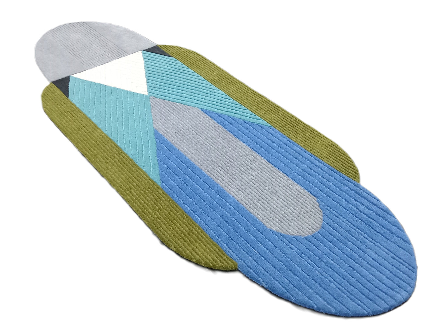 Multi Color Shaped Oval Hand Tufted Rug, Loop-Cut Pile Rug, Area Rug, Handmade Rugs, Kids Rug, Customize Rug, Soft Rugs.