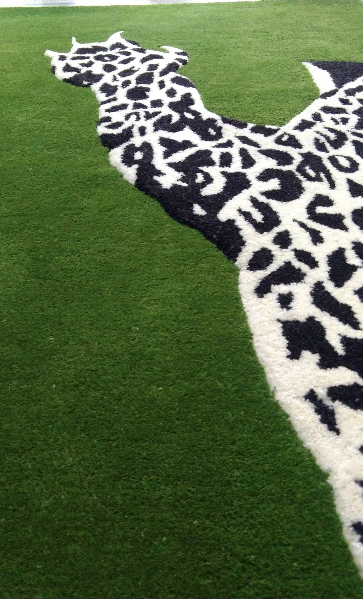 Green Leopard Hand Tufted Rug, Cut Pile Rug, Area Rug, Handmade Rugs, Kids Rug, Customize Rug, Soft Rug