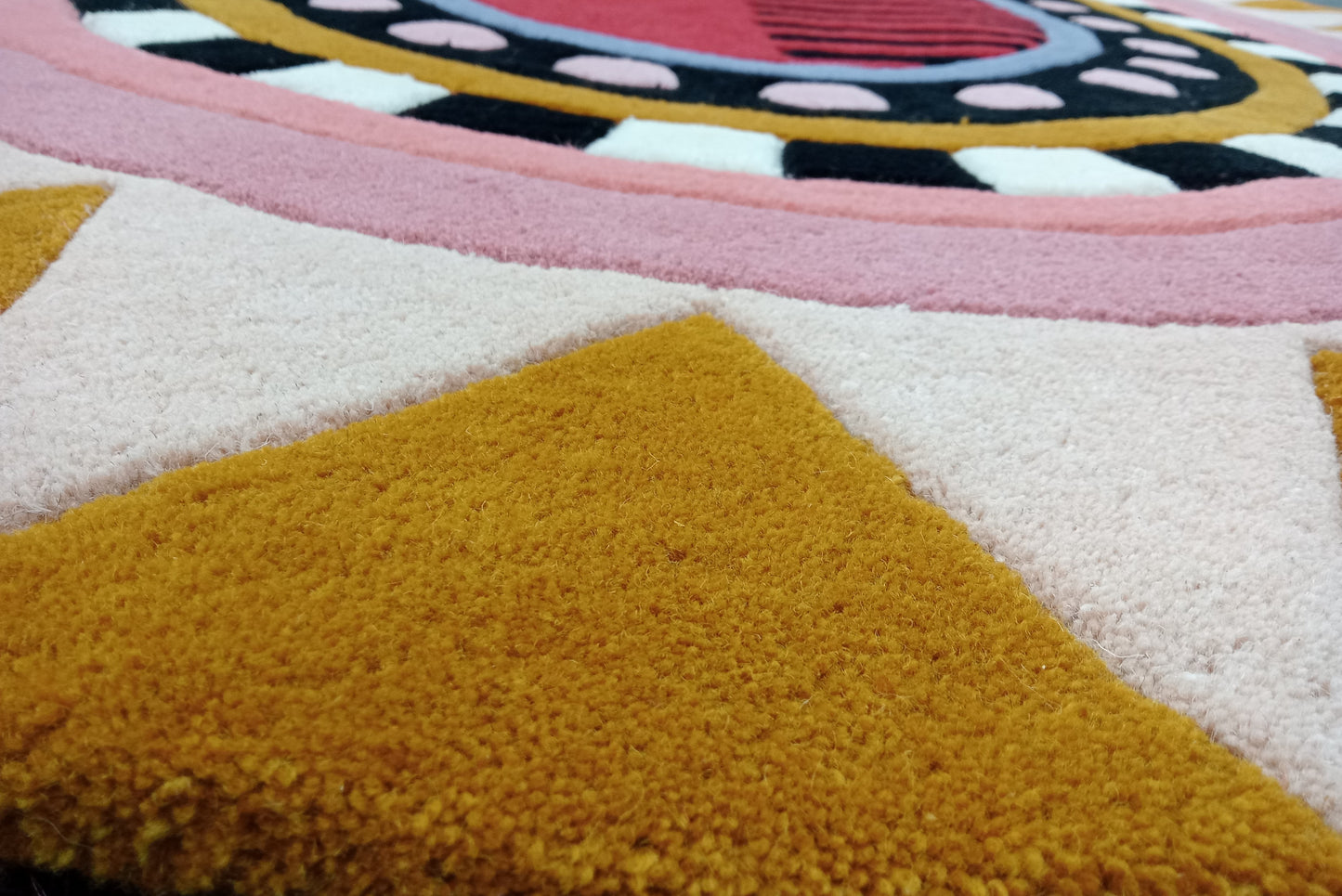 Multi Color Oval Hand Tufted Rug, Cut Pile Rug, Area Rug, Handmade Rugs, Kids Rug, Customize Rug, Soft Rugs.