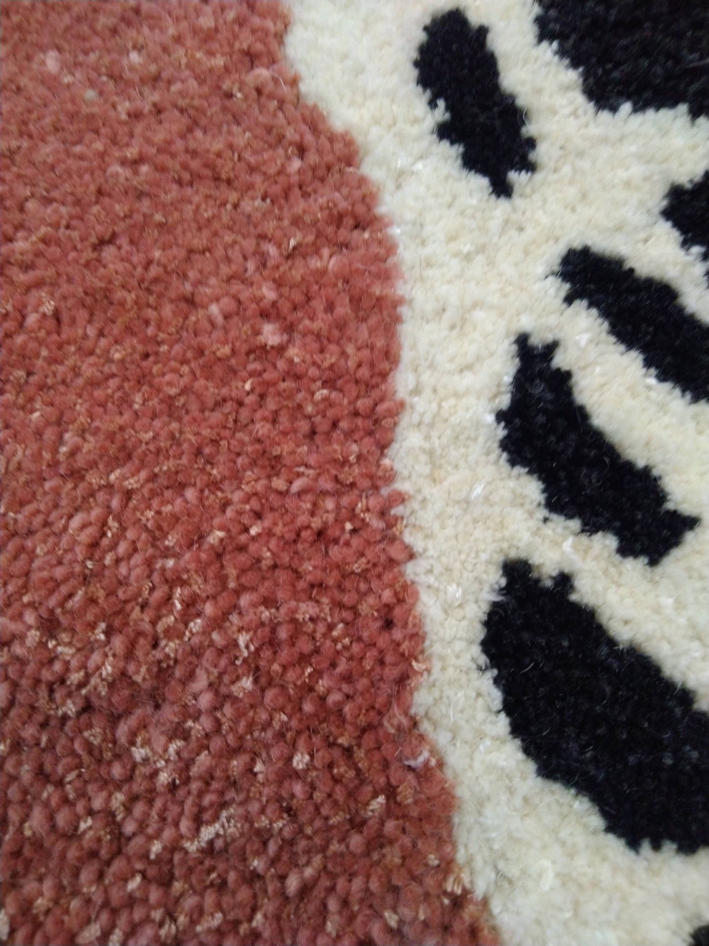 Rose Gold Leopard Hand Tufted Rug, Cut Pile Rug, Area Rug, Handmade Rugs, Kids Rug, Customize Rug, Soft Rug.