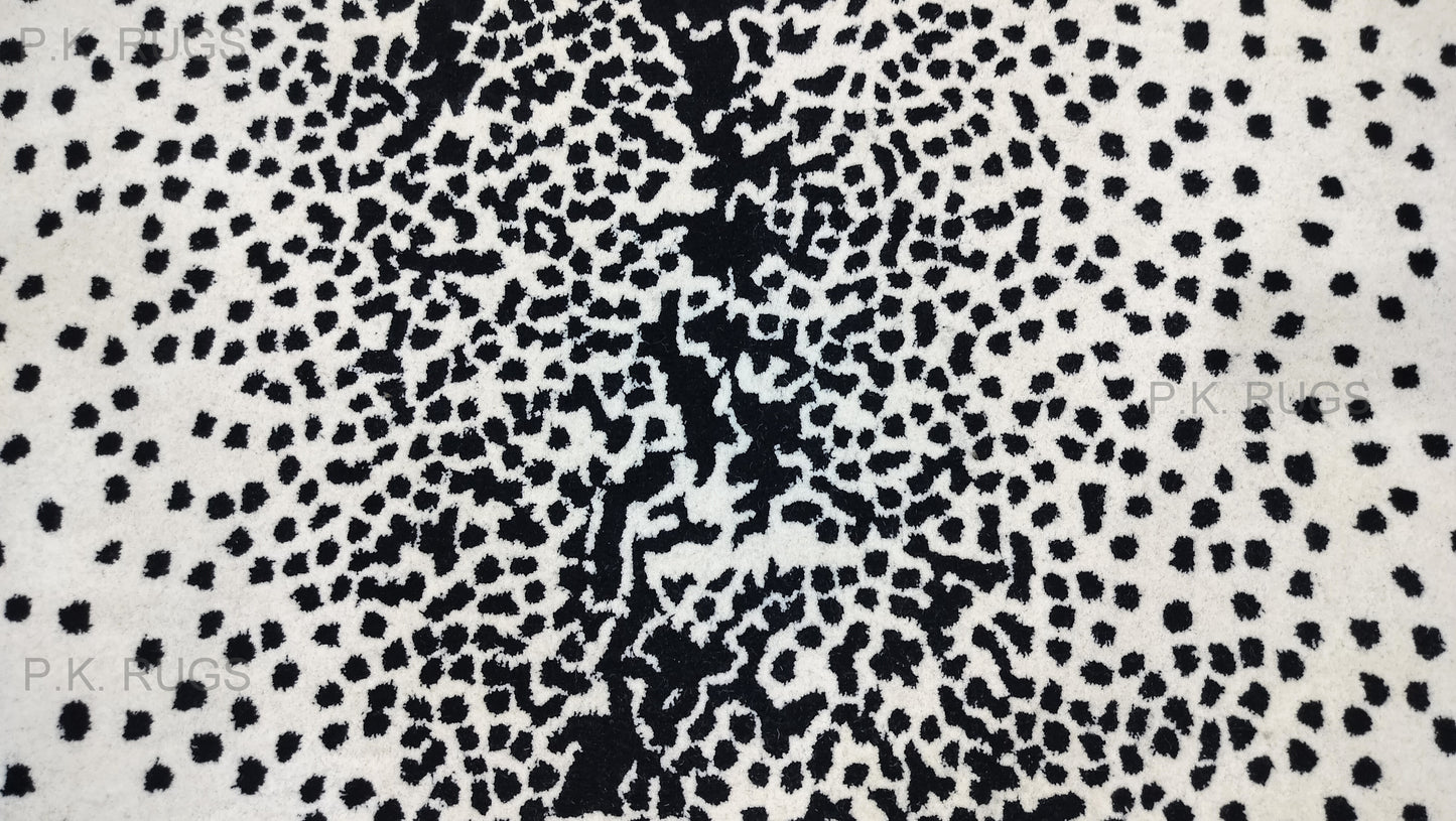 Black Abstract Hand Tufted Rug, Cut Pile Rug, Area Rug, Handmade Rugs, Kids Rug, Customize Rug, Soft Rugs.