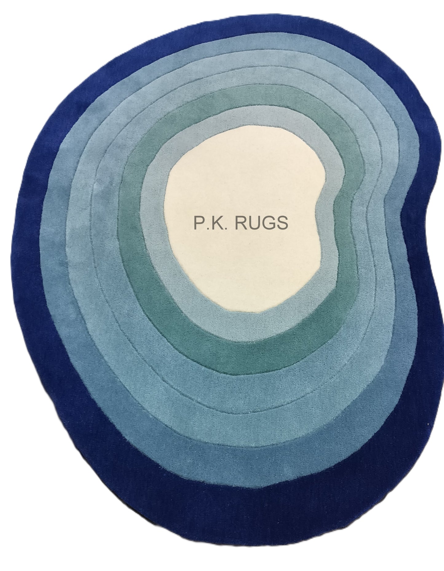 Multi Color Shaped Oval Hand Tufted Rug, Cut Pile Rug, Area Rug, Handmade Rugs, Kids Rug, Customize Rug, Soft Rugs.
