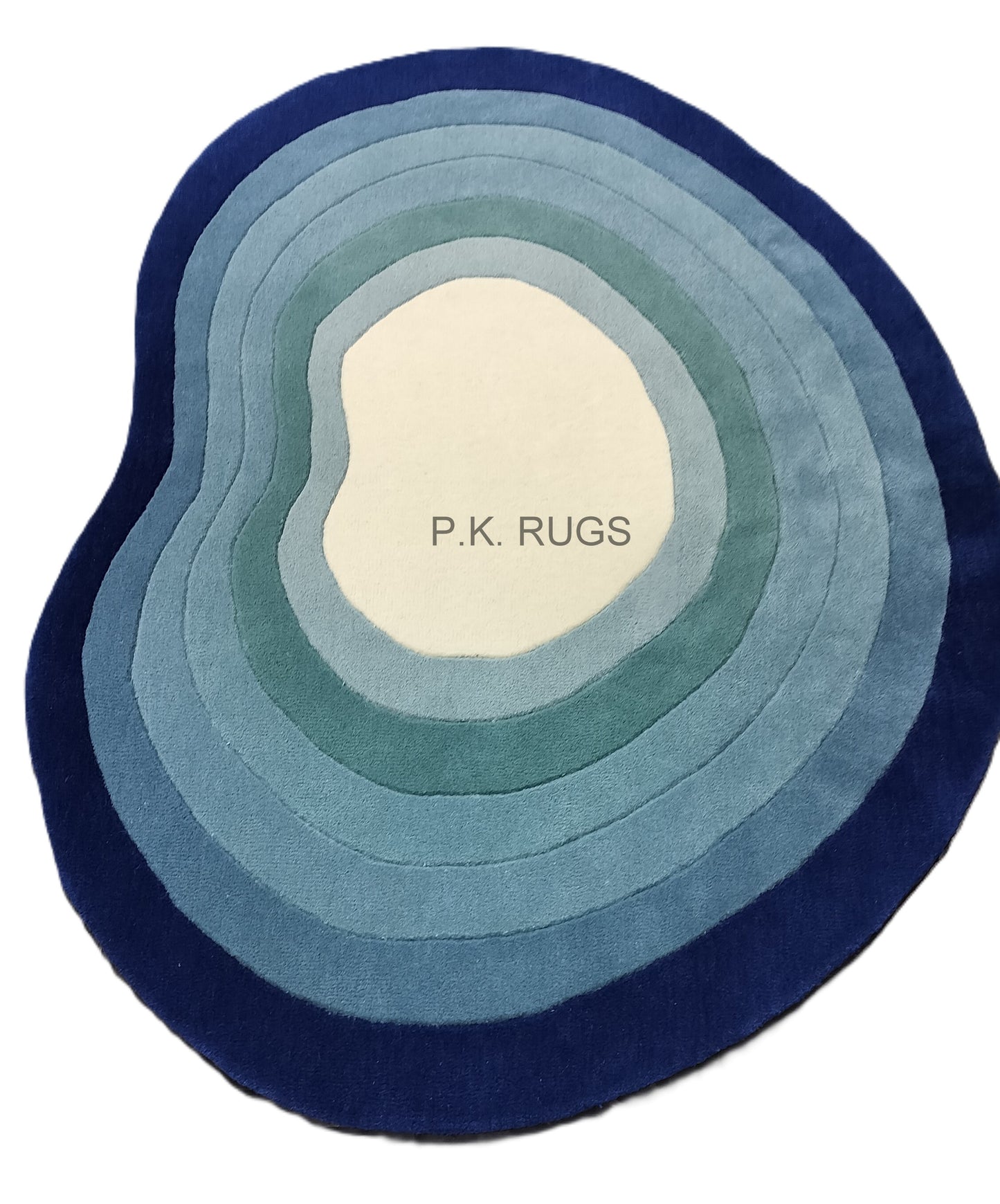 Multi Color Shaped Oval Hand Tufted Rug, Cut Pile Rug, Area Rug, Handmade Rugs, Kids Rug, Customize Rug, Soft Rugs.
