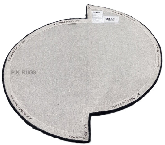 Green Shaped Round Hand Tufted Rugs, Irregular Rug, Handmade Rugs, Kids Rug, Area Rug, Customize Rug, Soft Rugs. (Copy)