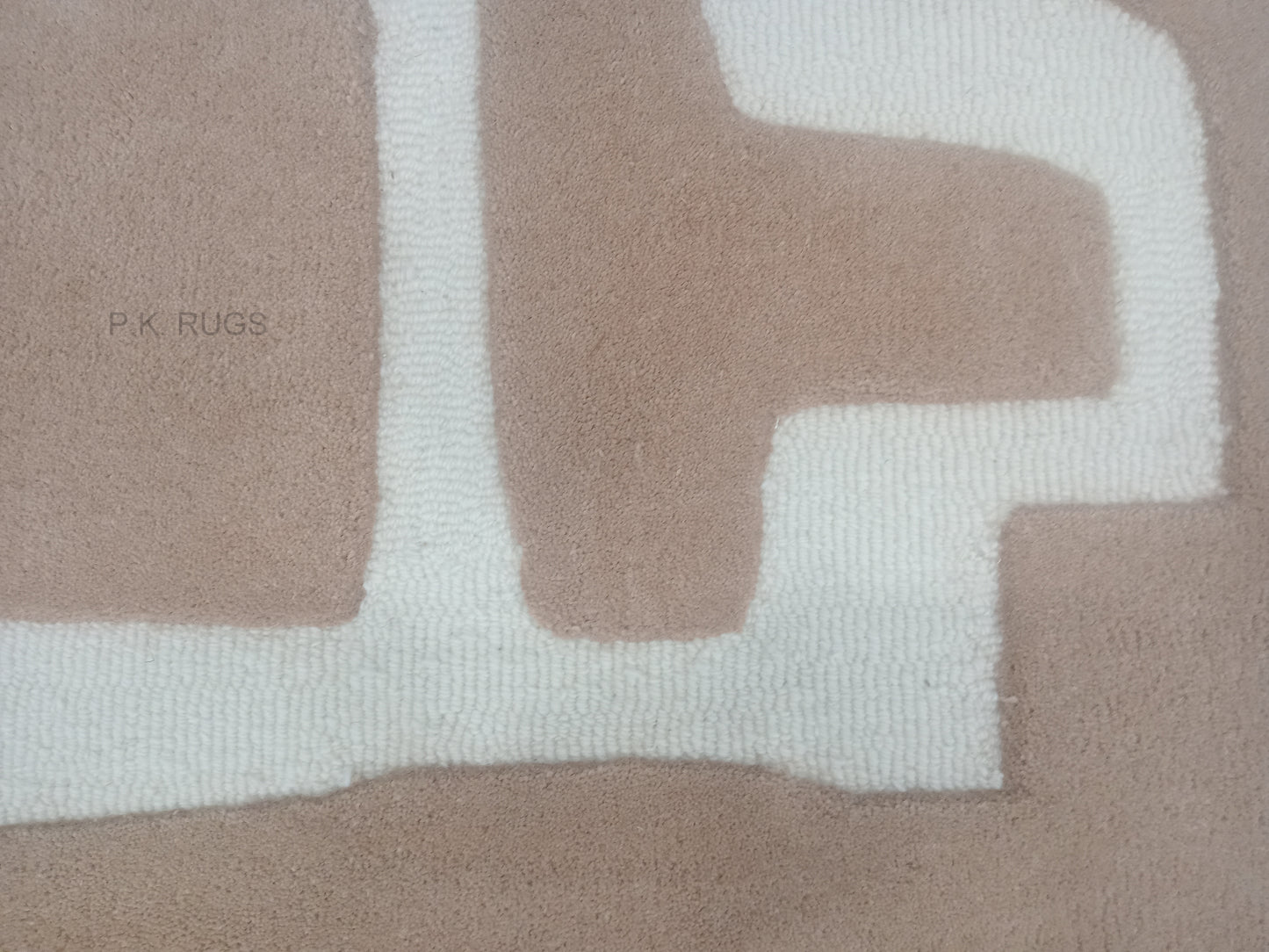 Beige Puzzle Fine Hand Tufted Rug, Loop-Cut Pile Rug, Area Rug, Handmade Rugs, Kids Rug, Customize Rug, Soft Rug.