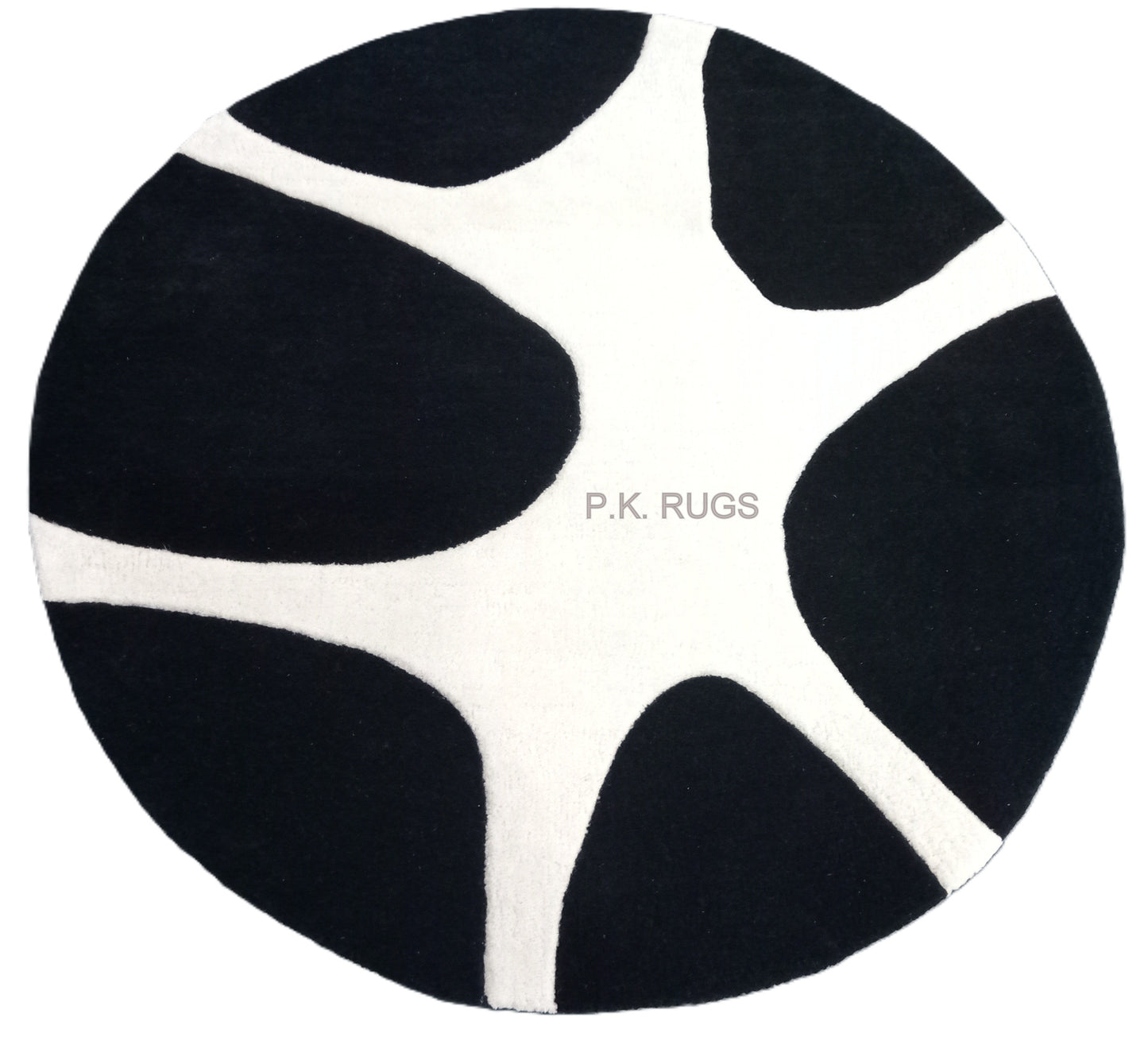 Modern Round Hand Tufted Rugs, Modern Print Design Rug, Cut Pile Rug, Handmade Rugs, Kids Rug, Area Rug, Customize Rug, Soft Rugs.