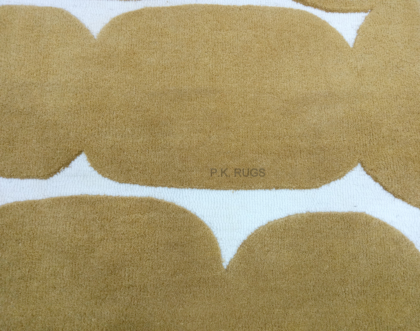 Gold Loop-Cut Geometric Hand Tufted Rug, Loop-Cut Pile Rug, Area Rug, Handmade Rugs, Kids Rug, Customize Rug, Soft Rugs.