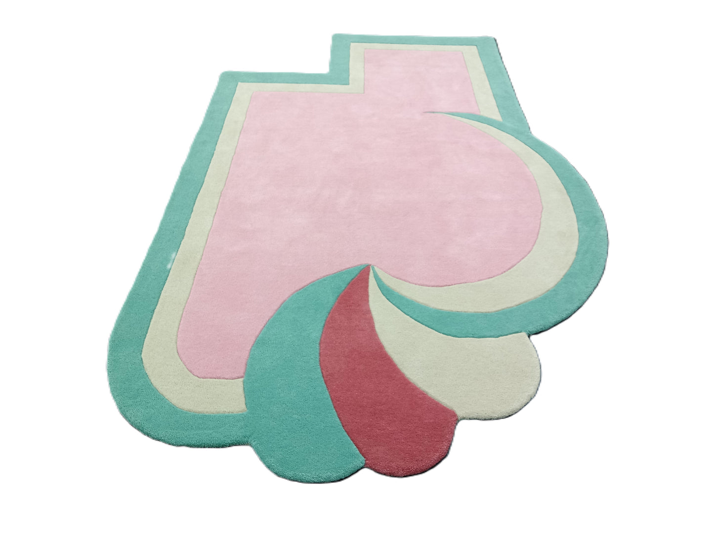 Irregular Shaped Hand Tufted Rug, Cut Pile Rug, Area Rug, Handmade Rugs, Kids Rug, Customize Rug, Soft Rug.
