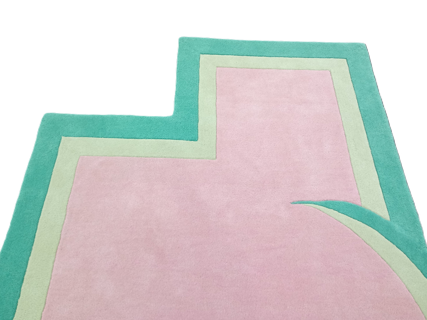 Irregular Shaped Hand Tufted Rug, Cut Pile Rug, Area Rug, Handmade Rugs, Kids Rug, Customize Rug, Soft Rug.