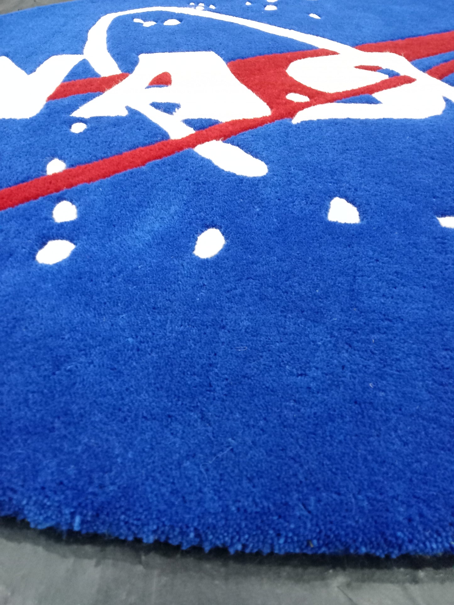 Nasa Print Round Hand Tufted Rugs, Nasa Print Design Rug, Cut Pile Rug, Handmade Rugs, Kids Rug, Area Rug, Customize Rug, Soft Rugs.