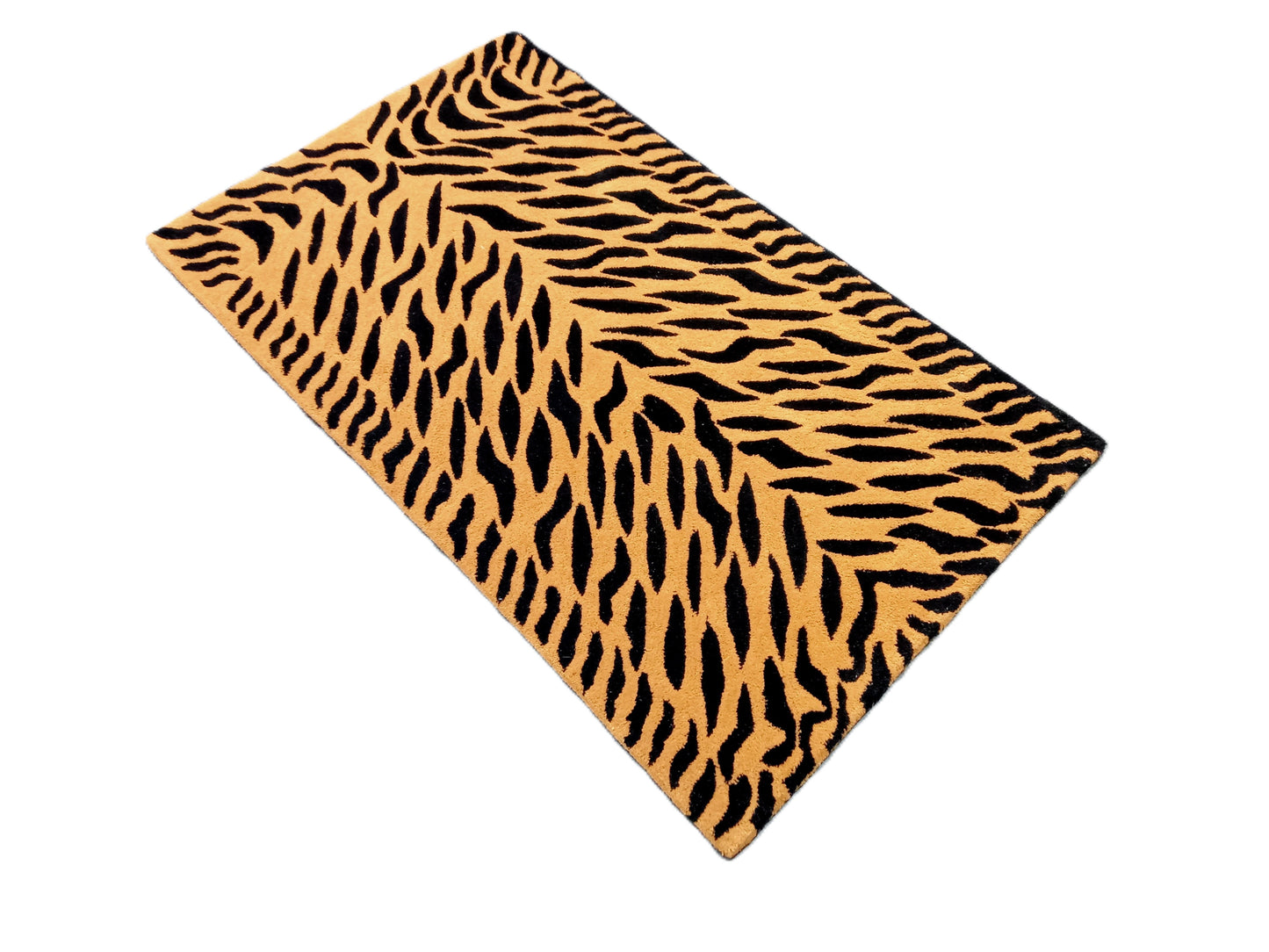 Tiger Skin Print Hand Tufted Rug, Cut Pile Rug, Area Rug, Handmade Rugs, Kids Rug, Customize Rug, Soft Rugs.