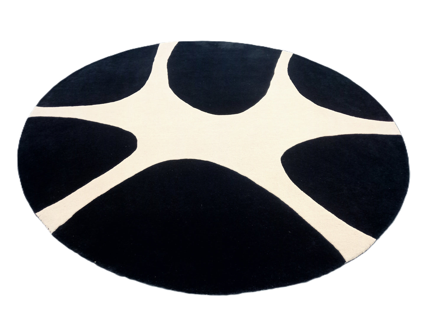 Geometric Round Hand Tufted Rugs, Geometric Print Design Rug, Cut Pile Rug, Handmade Rugs, Kids Rug, Area Rug, Customize Rug, Soft Rugs.
