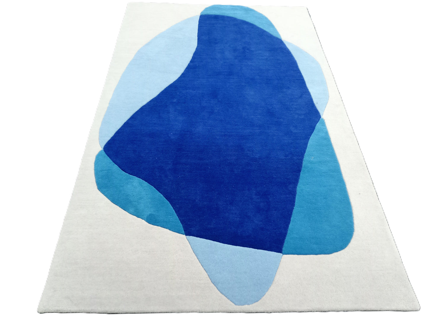 Blue Modern Hand Tufted Rug, Cut Pile Rug, Area Rug, Handmade Rugs, Kids Rug, Customize Rug, Soft Rugs.