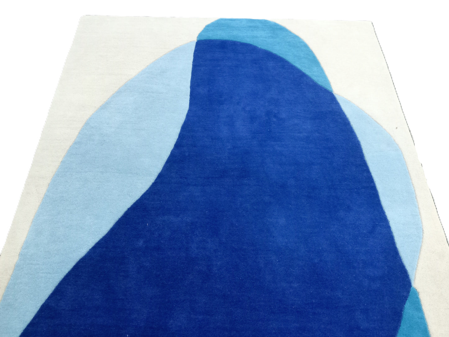 Blue Modern Hand Tufted Rug, Cut Pile Rug, Area Rug, Handmade Rugs, Kids Rug, Customize Rug, Soft Rugs.