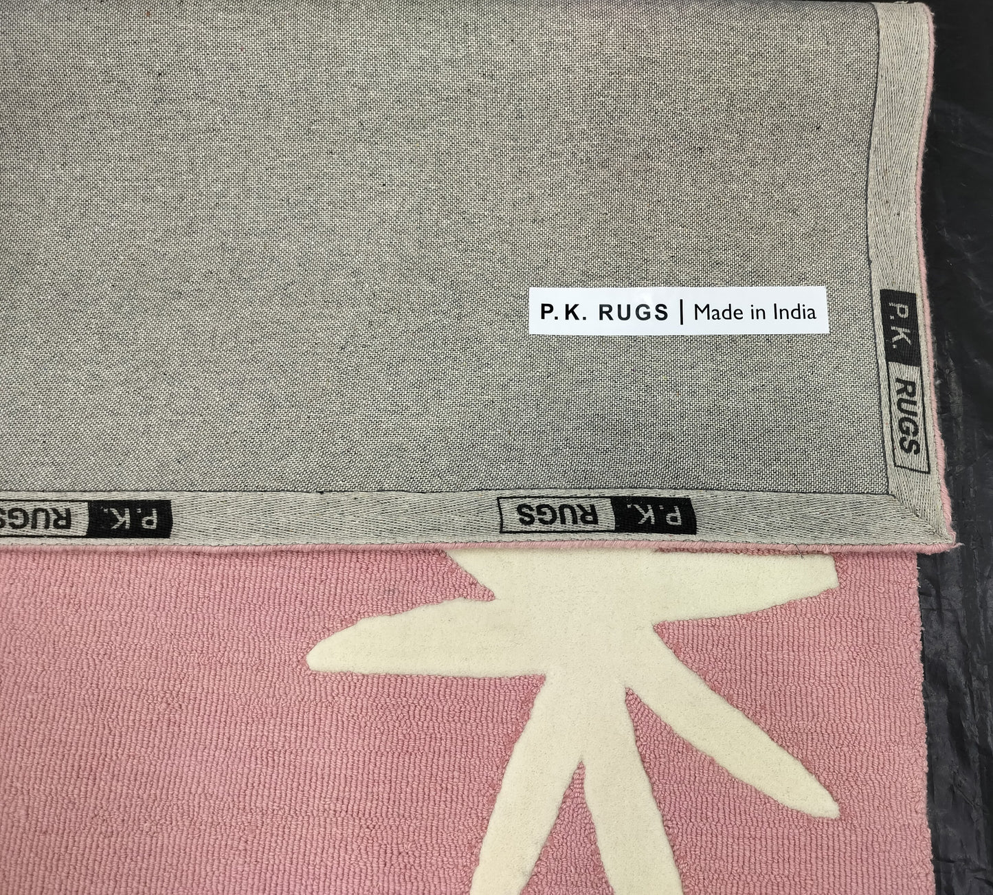 White Star Hand Tufted Rug, Loop-Cut Pile Rug, Area Rug, Handmade Rugs, Kids Rug, Customize Rug, Soft Rugs.