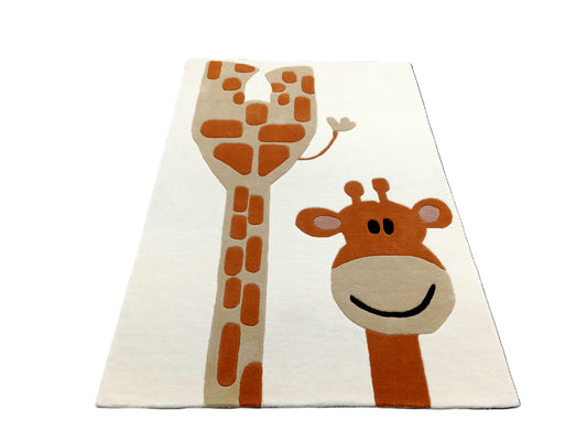 Giraffe Print Design Hand Tufted Rug, Area Rug, Handmade Rugs, Kids Rug, Area Rug, Customize Rug, Soft Rugs.