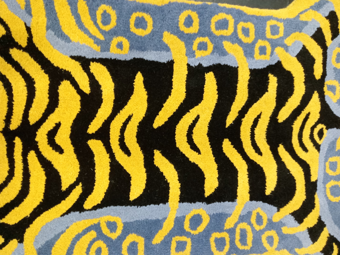 Gold Tiger Shaped Hand Tufted Rug, Cut Pile Rug, Area Rug, Handmade Rugs, Kids Rug, Customize Rug, Soft Rugs.