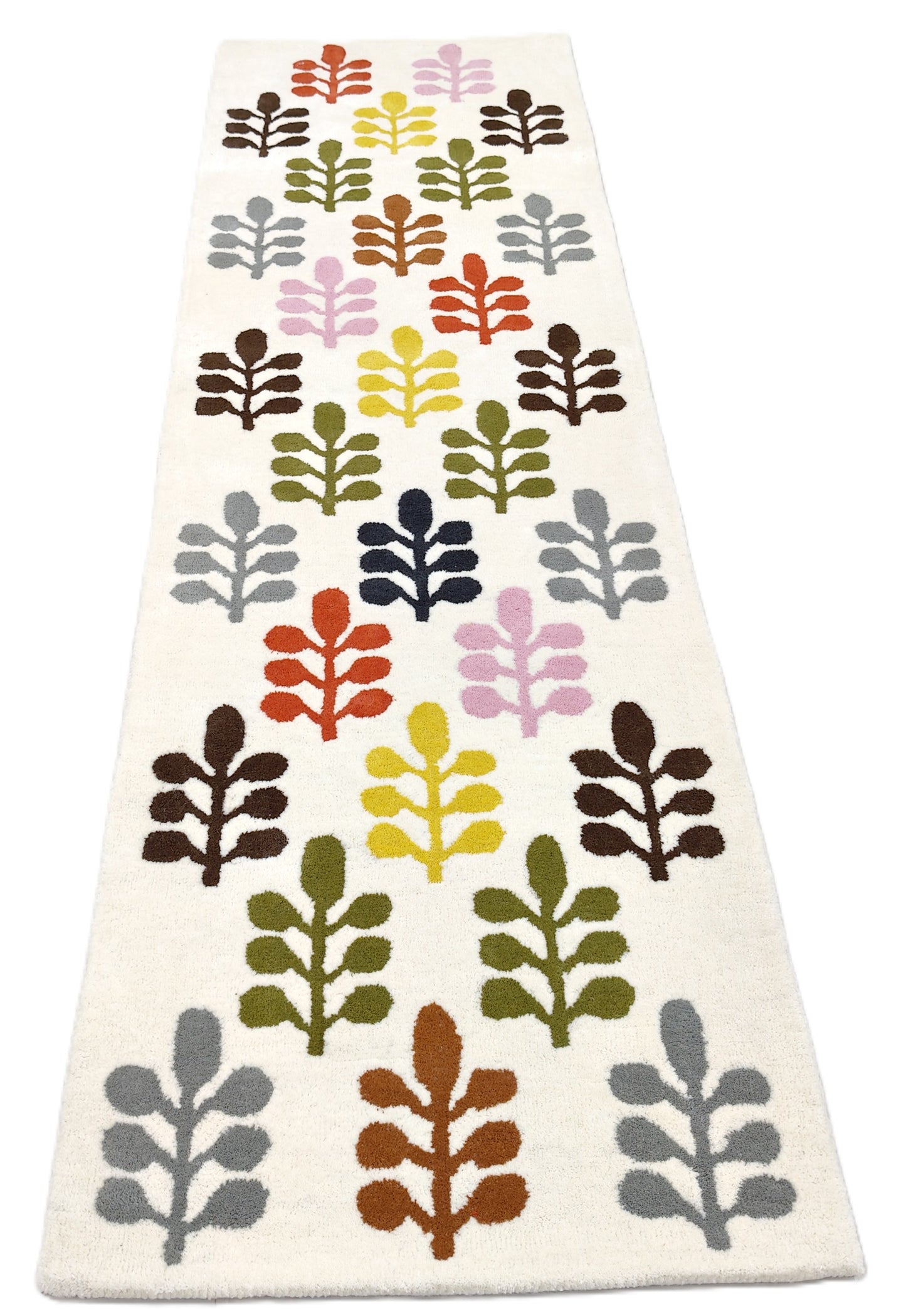Multi Color Leaves Print Hand Tufted Rug, Cut Pile Rug, Area Rug, Handmade Rugs, Kids Rug, Customize Rug, Soft Rugs.