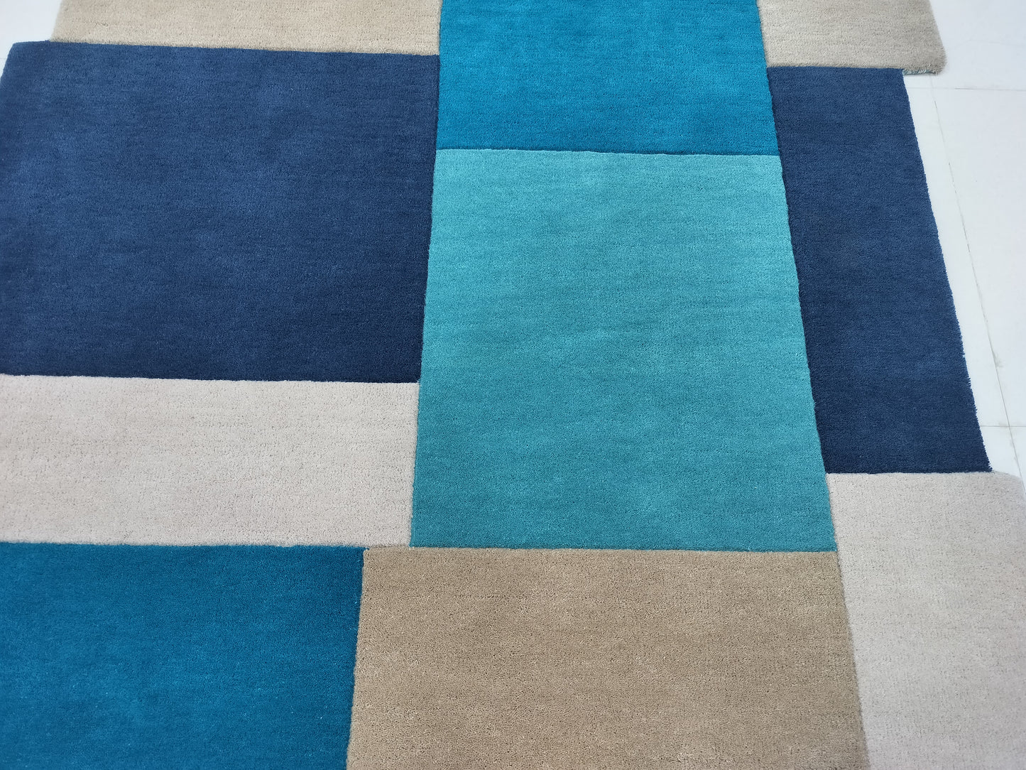 Shaped Boxes Multi Color Hand Tufted Rug, Cut Pile Rug, Area Rug, Handmade Rugs, Kids Rug, Customize Rug, Soft Rug.