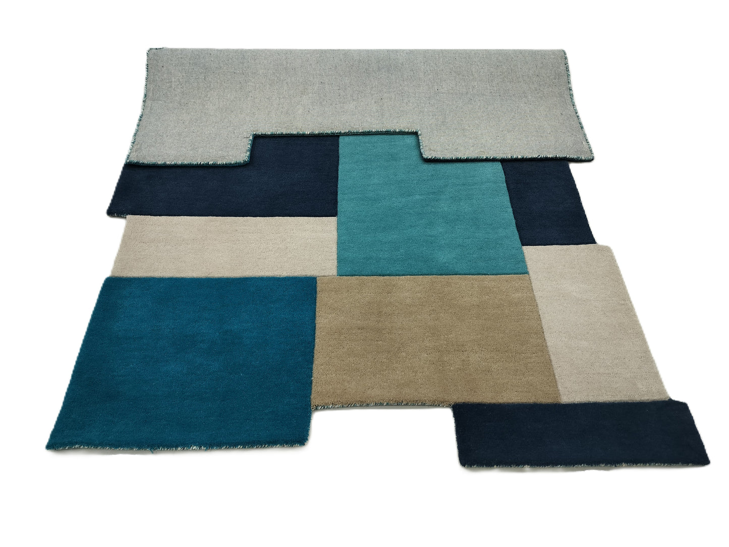 Shaped Boxes Multi Color Hand Tufted Rug, Cut Pile Rug, Area Rug, Handmade Rugs, Kids Rug, Customize Rug, Soft Rug.