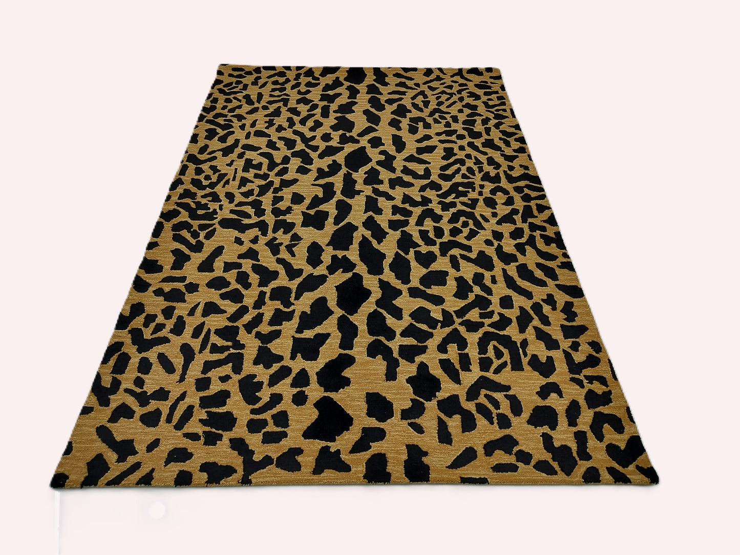 Leopard Skin Print Hand Tufted Rug, Loop Pile Rug, Area Rug, Handmade Rugs, Kids Rug, Customize Rug, Soft Rug.
