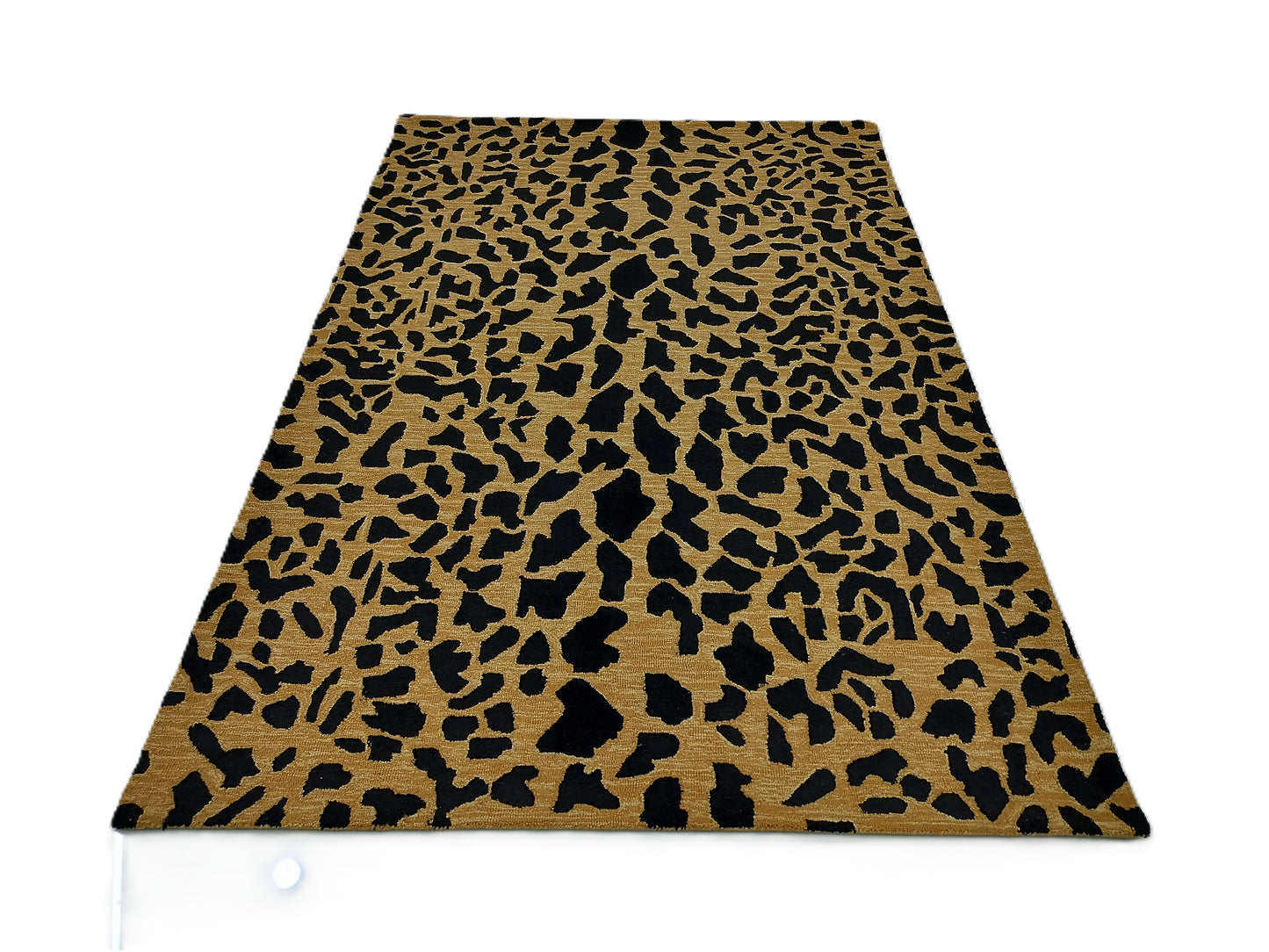 Leopard Skin Print Hand Tufted Rug, Loop Pile Rug, Area Rug, Handmade Rugs, Kids Rug, Customize Rug, Soft Rug.