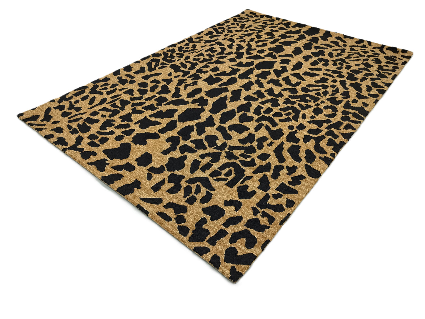 Leopard Skin Print Hand Tufted Rug, Loop Pile Rug, Area Rug, Handmade Rugs, Kids Rug, Customize Rug, Soft Rug.