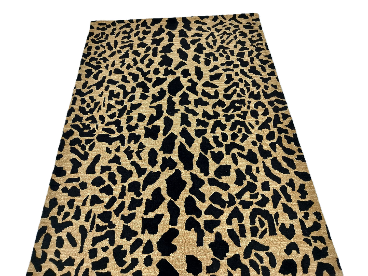 Leopard Skin Print Hand Tufted Rug, Loop Pile Rug, Area Rug, Handmade Rugs, Kids Rug, Customize Rug, Soft Rug.