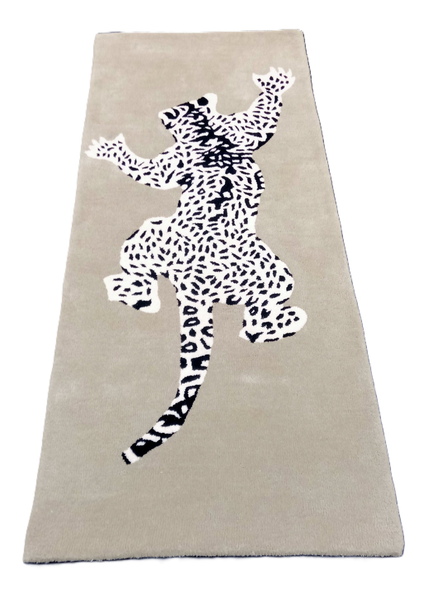 Lime Green Climbing Leopard Hand Tufted Rug, Cut Pile Rug, Area Rug, Handmade Rugs, Kids Rug, Customize Rug, Soft Rugs.