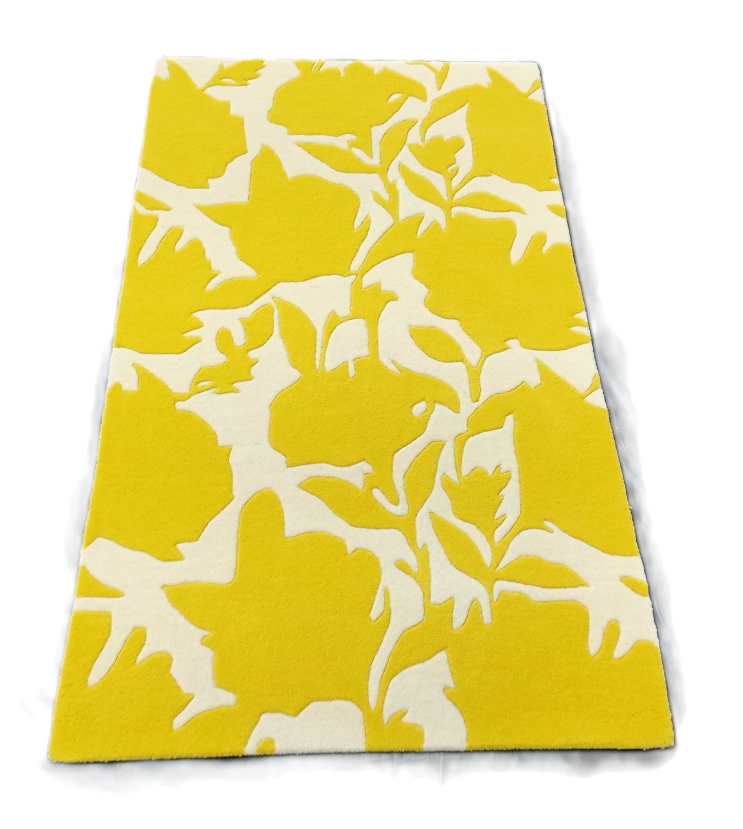 Multi Color Yellow Floral Hand Tufted Rug, Cut Pile Rug, Area Rug, Handmade Rugs, Kids Rug, Area Rug, Customize Rug, Soft Rugs.
