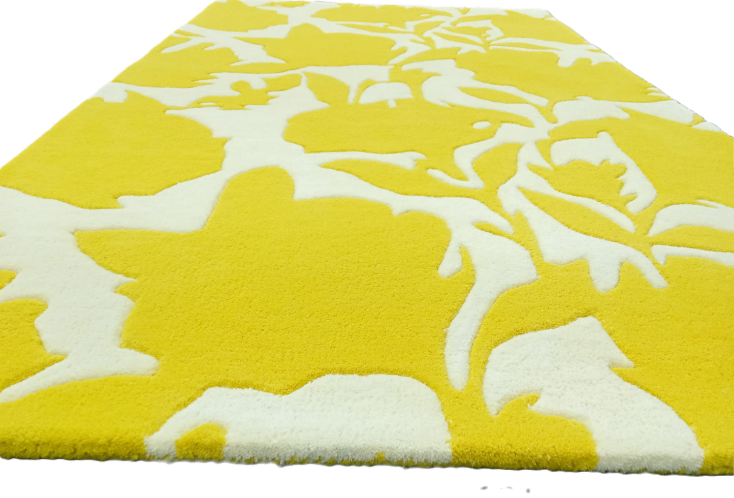 Multi Color Yellow Floral Hand Tufted Rug, Cut Pile Rug, Area Rug, Handmade Rugs, Kids Rug, Area Rug, Customize Rug, Soft Rugs.